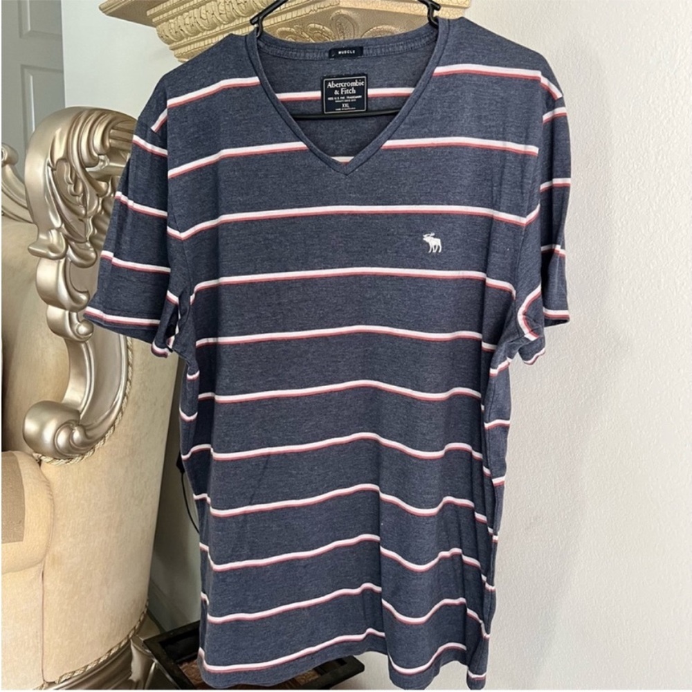 Abercrombie & Fitch Men’s T-Shirt Striped
